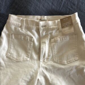 Madewell Off-White Denim Pants